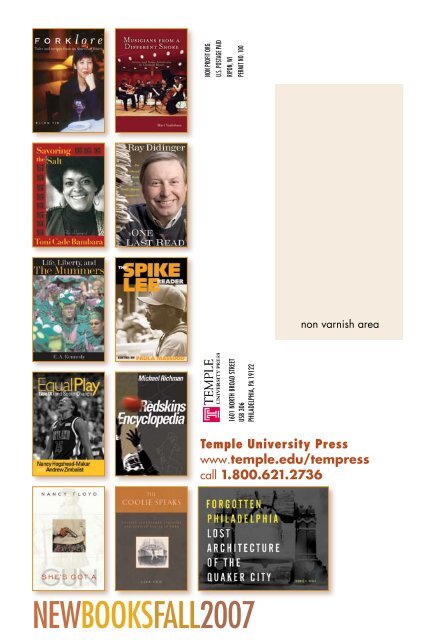 New Books - Temple University