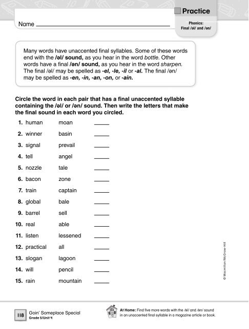 Practice - Macmillan/McGraw-Hill