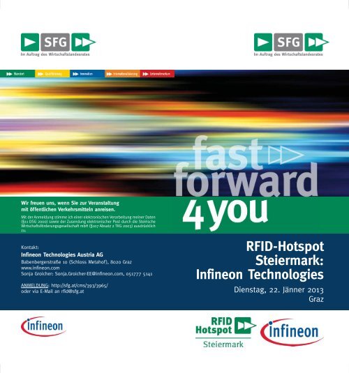 RFID-Hotspot Steiermark: Infineon Technologies - ACstyria.com