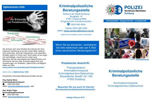 KKKPO-Faltblatt mit Dienstgrad 2012KrimBeratung