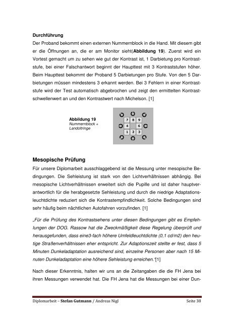 Diplomarbeit - Private HTL des Landes Tirol - Kolleg für Optometrie