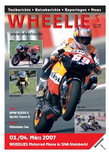 Aprilia Tuono R - Wheelies