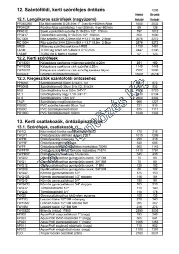 Kerti_kerteszeti alkalmazasok.pdf - Tó és Öntözés Kft.