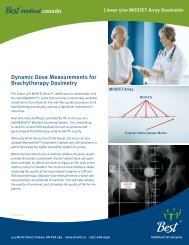 linear 5ive array datasheet - Best Medical Canada