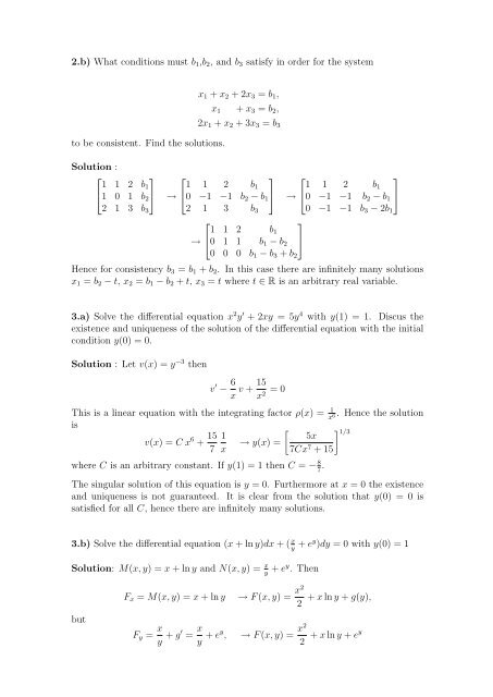 MATH 225: DIFFERENTIAL EQUATIONS AND LINEAR ALGEBRA ...