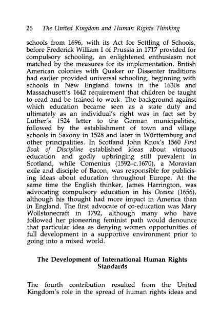 The United Kingdom and Human Rights - College of Social ...