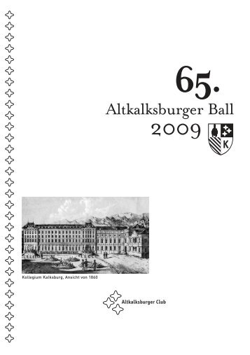 Altkalksburger Ball - Altkalksburger Vereinigung