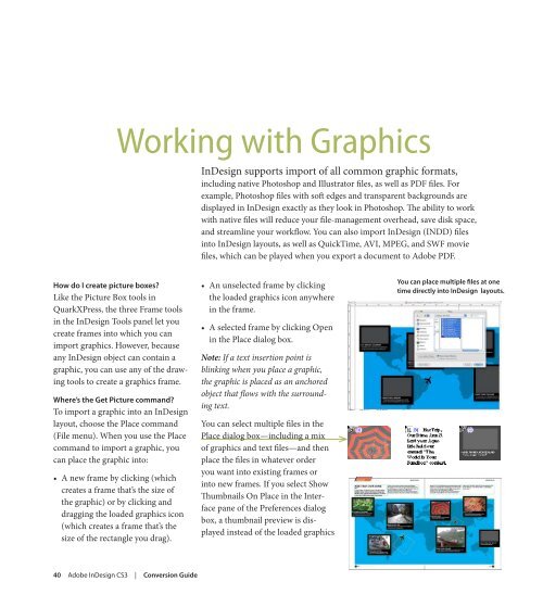 Quark to InDesignCS3 Conversion Guide - InDesign User Group