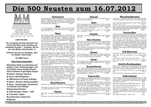 Die 500 Neusten Zum 16 07 2012 M M Fachversand Gmbh Co Kg
