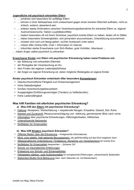 Handout zum Vortrag von Maria Fischer als PDF