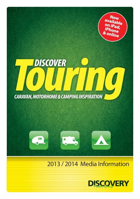 Discover Touring 2013/2014 media pack - dmgpublishing.co.uk