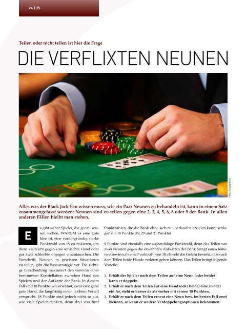 Vip-eVent Gewinnspiel - CasinoClub Magazin