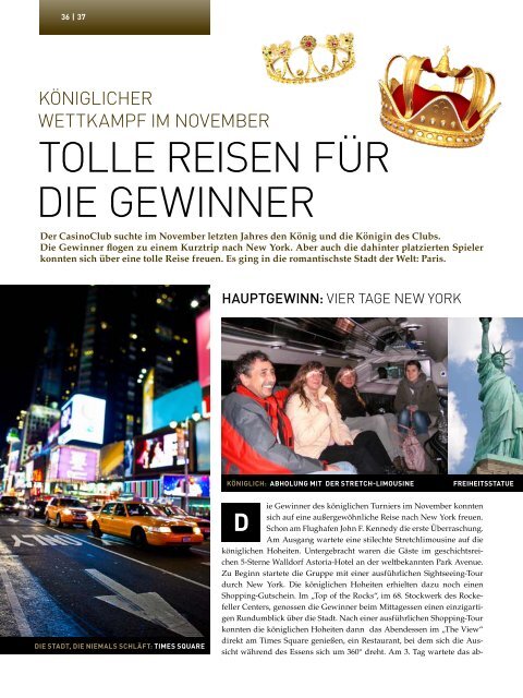 Vip-eVent Gewinnspiel - CasinoClub Magazin