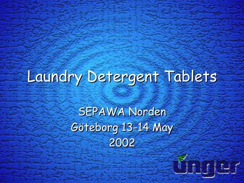 Laundry Detergent Tablets - Sepawa