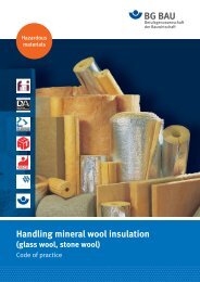 Handling mineral wool insulation - gisbau