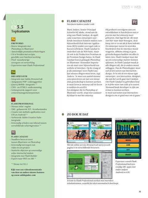 CS5.5 Magazine - Adobe