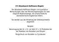 17) Woodward-Hoffmann-Regeln Die Woodward-Hoffmann-Regeln ...