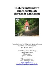 Info Mietpreis Jugendzeltplatz - Lahnstein