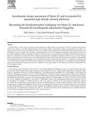 Aerodynamic design assessment of Strato 2C ... - UFSC Aerodesign