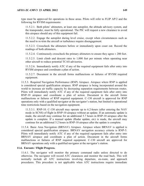 AFI 11-2C-130v3 - BITS