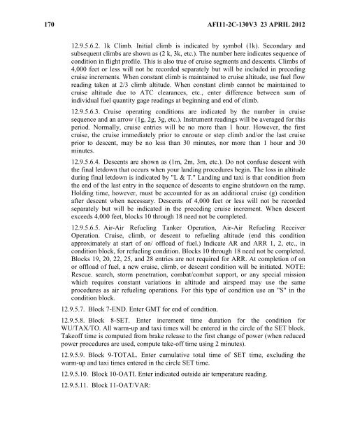 AFI 11-2C-130v3 - BITS