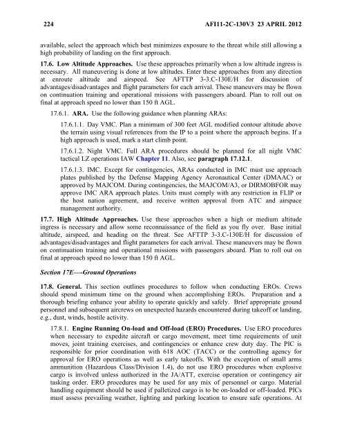 AFI 11-2C-130v3 - BITS