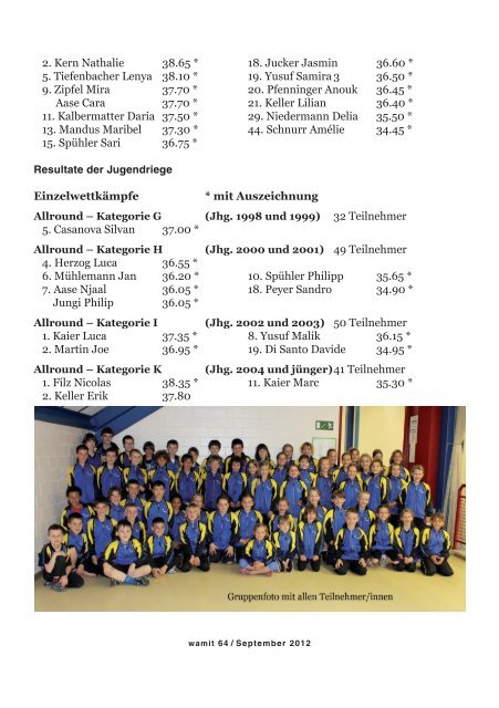 Wasterkinger Mitteilungsblatt September - Gemeinde Wasterkingen