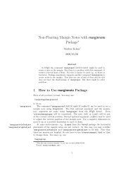 Non-Floating Margin Notes with marginnote Package - BaKoMa TeX