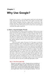 Chapter 1 Why Use Google? - Novella - McGraw-Hill