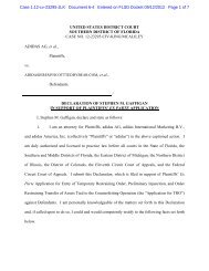 UNITED STATES DISTRICT COURT SOUTHERN DISTRICT OF ...