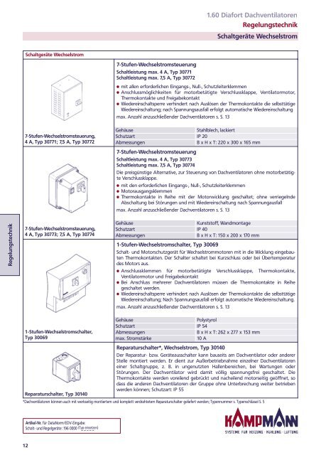 Jetzt herunterladen - Kampmann GmbH