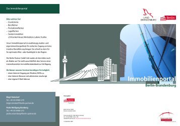 Immobilienportal - Berlin Partner GmbH
