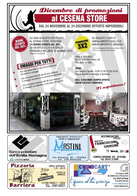 07/12/2012 ANNO 3 - N° 9 - Cesena