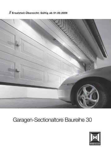 Garagen-Sectionaltore Baureihe 30 - Hörmann