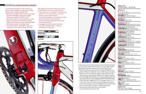 Catalogo Biciclette - Cinelli