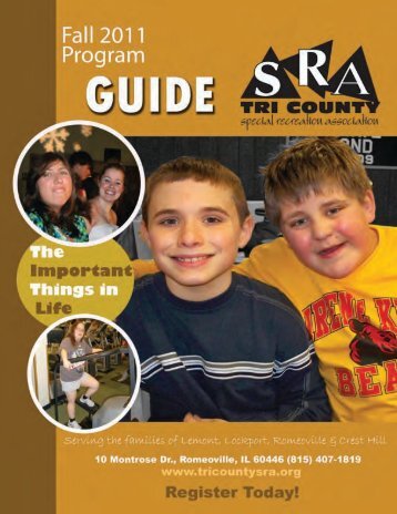 SRA Fall Guide.qxd - Lemont Park District