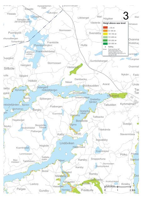 General flood map of coastal areas of Uusimaa - Astra-Project