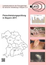 Fleischleistungsprüfung in Bayern 2011 (4,87 MB) - LKV Bayern