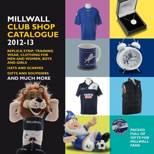 MILLWALL CLUB SHOP CATALOGUE 2012-13