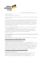 Deutscher Club Schweiz - Swiss German Club