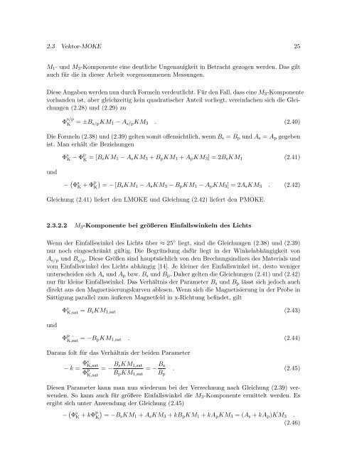 Vektor-MOKE-Untersuchungen an epitaktischen Eisenschichten