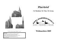 Pfarrbrief Weihnachten 2009 - Pfarrgemeinde St. Vitus Emmerich ...