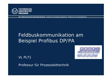 Feldbusimplementierung am Beispiel Profibus - Fakultät ...