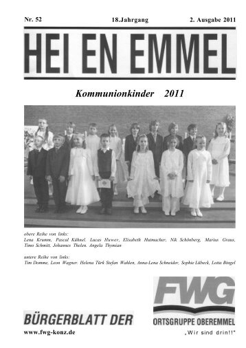 Hei en Emmel, Ausgabe 52 (2. Ausgabe 2011