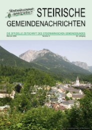 Steirische Gemeindenachrichten - Steiermärkischer Gemeindebund ...