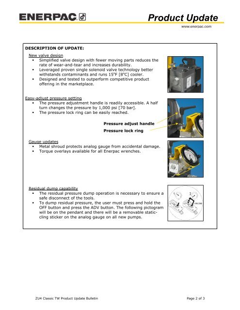 ZU4 Classic TW Product Update 2009.02.16.pdf - ToolSmith