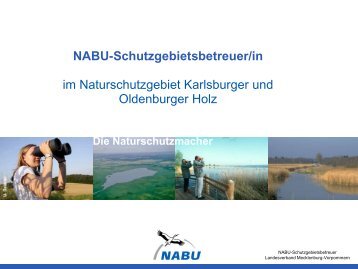 NABU-Schutzgebietsbetreuer/in im Naturschutzgebiet Karlsburger ...