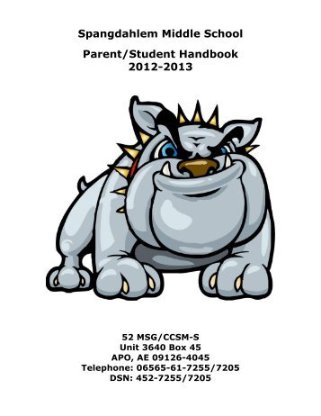 PDF Version - Spangdahlem Middle School - DoDEA