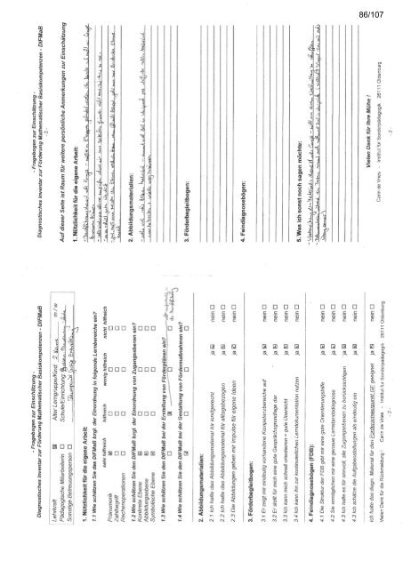 Diagnostik und Förderung Mathematischer Basiskompetenzen im ...