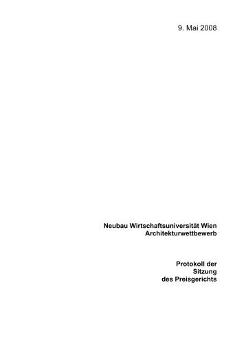 9. Mai 2008 - architekturwettbewerb